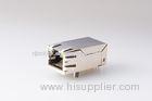 Ethernet / PoE Rj45 Jack + 10 / 100 /1000 Base-TX RJ45 Female Jack With Magnetic