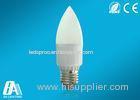 180 Degree Frosted E27 Candle LED Replacement Light Bulbs 3W For Meeting Room