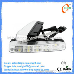 12V Switch White High Power 900LM Aluminum DRL Car Super Bright LED Signal Lamp