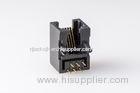 6P6C / 6P4C / 6P2C / RJ11 RJ45 Jack , Telephone Modular Jack Full Plastic Single Port Female Network