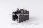 6P6C / 6P4C / 6P2C / 90 Degree RJ45 Jack Full Plastic Single Port Female Network