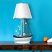 Fancy bicycle childrens blue table lamps