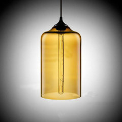 Excellent colorful transparent glass jar teal ceiling lamps