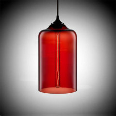 Excellent colorful transparent glass jar teal ceiling lamps