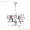 Lovely boy's room sports 5 lights football chandelier