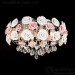 Fancy european style ceramic flower chandelier