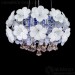 Fancy european style ceramic flower chandelier