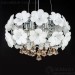 Fancy european style ceramic flower chandelier