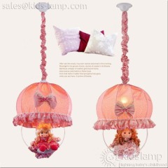 Cheap love bear girls room chandelier and pendant light