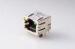 Shielded RJ45 Modular Jack 8P8C Single Port With LED Gold Plated