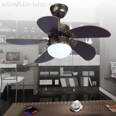 Cute colorful kids bedroom ceiling fan lamps