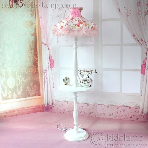 Bestseller pink fabric table and floor lamps