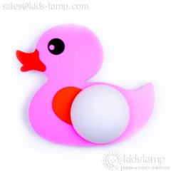 Cute duck shape boys bedroom bright wall lamps