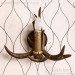 Fancy big modern polyresin wall antler lights