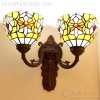 Special colored mosaic glass tiffany double wall lights