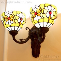 Special colored mosaic glass tiffany double wall lights