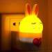 Special plug in kids bedroom bunny rabbit night lights