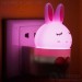 Special plug in kids bedroom bunny rabbit night lights