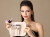 Vegan 8PCS Bamboo Handle Makeup Brush with Nylon Hair