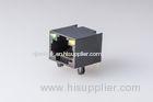 Full Plastic RJ45 Single Port 8P8C With LED Gold Plated Network
