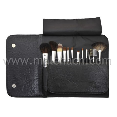 OEM Natural Hair 12PCS Cosmetic Brush Set