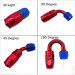 AN10 180 DEGREE SWIVEL FUEL HOSE END FITTING/ADAPTOR OIL/FUEL LINE -10 AN UNIVERSAL