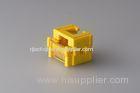 SMT RJ45 Modular Jack Connector Female Jack With Sinking Plate Yellow