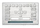 Customzied Vandalproof Industrial IP65 Kiosk Metal Keyboard For Decoder