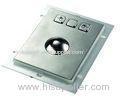 Stainless Steel Vandalproof Industrial Trackball For Outdoor Kiosk