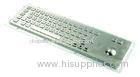 Multi-language ATM Stainless Steel Keyboard 67 Keys For Self-Service Device