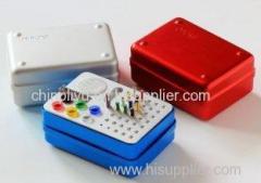 Dental 35 holes Bur Disinfection Box Endodontic Materials