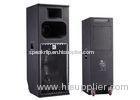 Commercial Passive Pa System 15 Inch Plywood , Passive Pa Speakers Black Paint