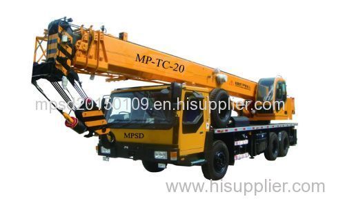 Truck Crane recommeded by the Supplier.