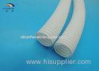 Electrical Conduit PP White Corrugated Pipes 5.5mm - 48mm Inner Dia Fire Resistance