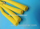 Flexible plastic corrugated tube , Open type corrugated plastic pipes multi color