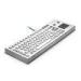 Stainless Metalkiosk Metal Keyboard With Touchpad For Public Self-Service Device