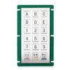 Vertical 18 Buttons Stainless Steel Metal Keypad With RS232 , USB 3 x 6 Keypad