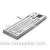 Customzied Stainless Steel Industrial Metal Keyboard With Touchpad For Kiosk