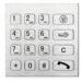 Metal Stainless Steel Waterproof Keyboard For Door Access , 4 By 4 Keypad