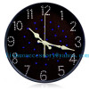 LISHUO seconds killed 12 inches ou the new round of modern fashionable sitting room when big table wall clock decorati