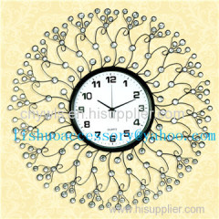 Lishuo specials european-style luxury wall clock contemporary sitting room is contracted fashion art creative bracket cl