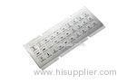 Wired Dustproof Metal Industrial Keypad , Military Keyboards 5V DC