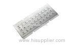 Wired Dustproof Metal Industrial Keypad , Military Keyboards 5V DC