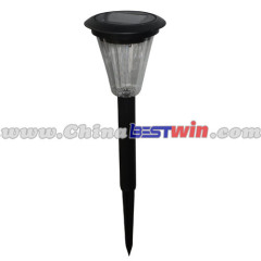 Black Plastic Solar Garden Light