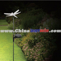 Plastic Solar Garden Stake Dragonfly