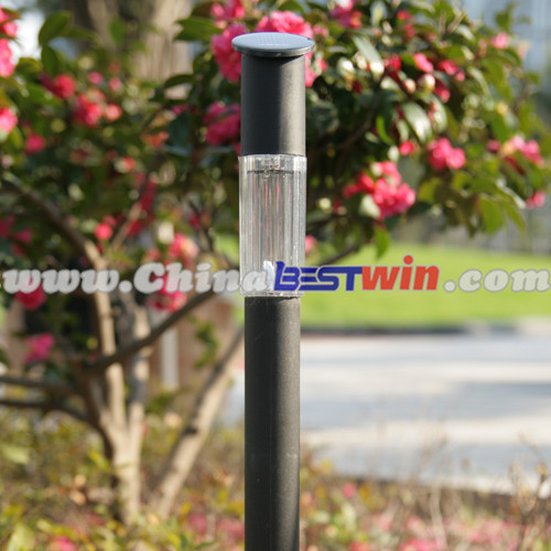 Plastic Outdoor Garden Solar Light Long Post