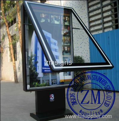 Scrolling Advertising Light Box Outdoor Scrolling Light Box