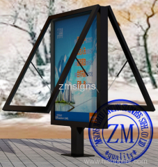 Outdoor Scrolling Advertising Light Box