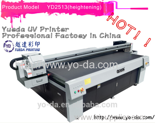 large machine printing multicolor uv flatbed leather printer