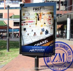 City Board Outdoor Scrolling Advertising Light Box